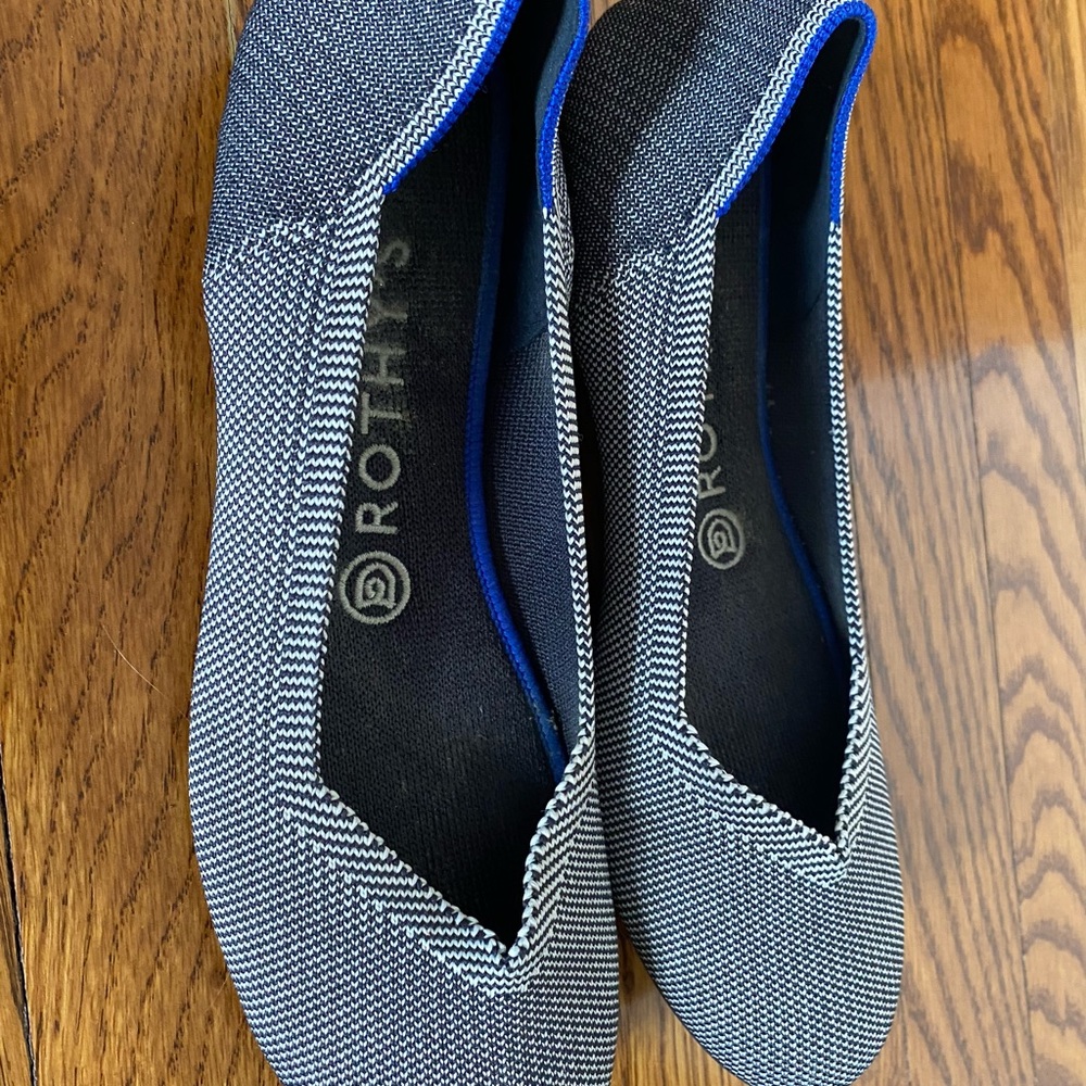 Rothy’s. The Flat. Charcoal. Great, pre-owned condition. Size 8.5.